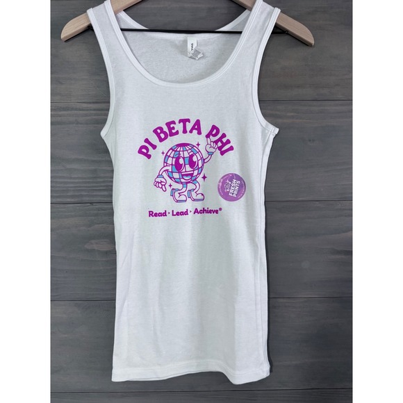 Pi Beta Phi Tank‎ Top Pink Sorority - Picture 1 of 2
